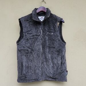 Rare Cozy Men's Charcoal Fleece Vest